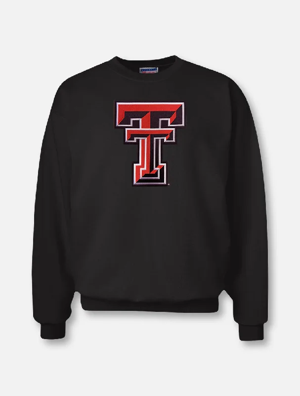 Texas Tech ""Double T Midweight"" Twill Crew Sweatshirt