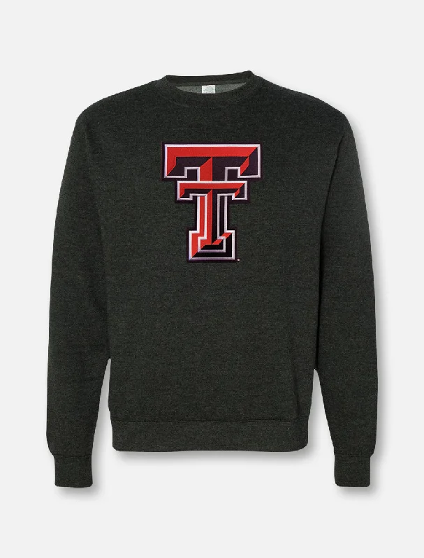 Texas Tech ""Double T Midweight"" Twill Crew Sweatshirt