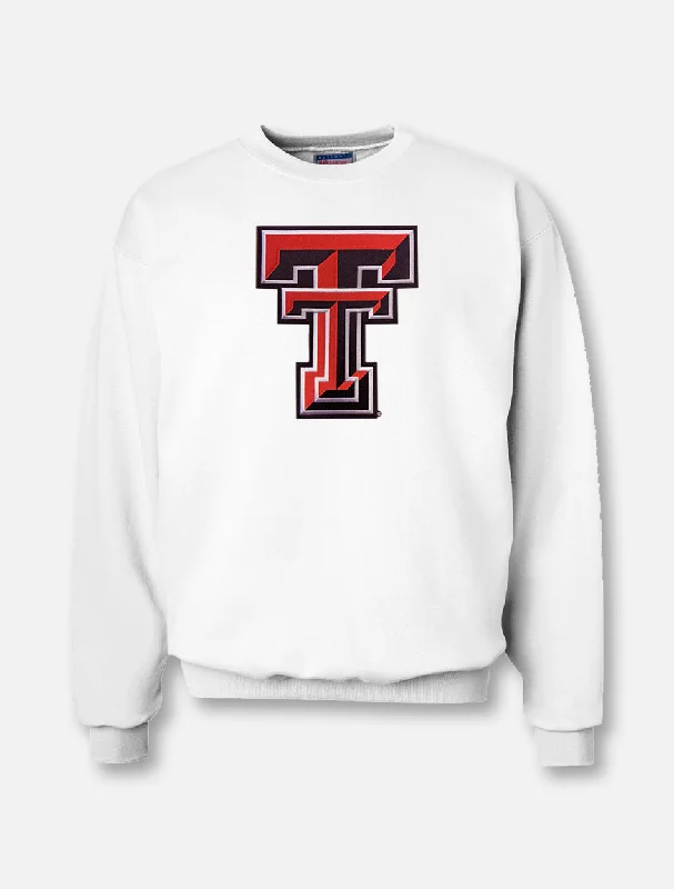 Texas Tech ""Double T Midweight"" Twill Crew Sweatshirt