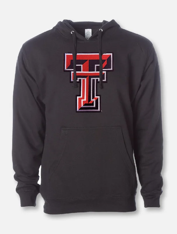 Texas Tech ""Double T Midweight"" Twill Pullover Hood