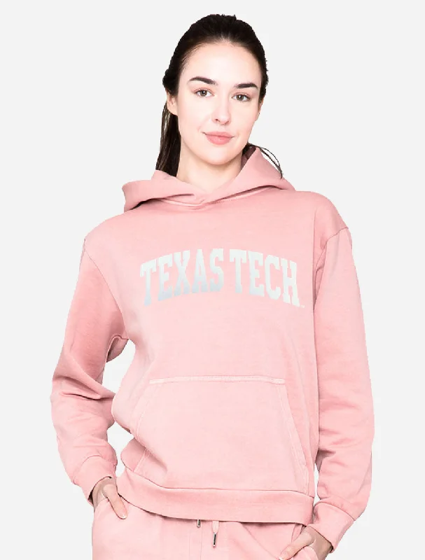 Texas Tech Red Raiders ""Classic Twill Arch "" Comfy Hooded Sweatshirt