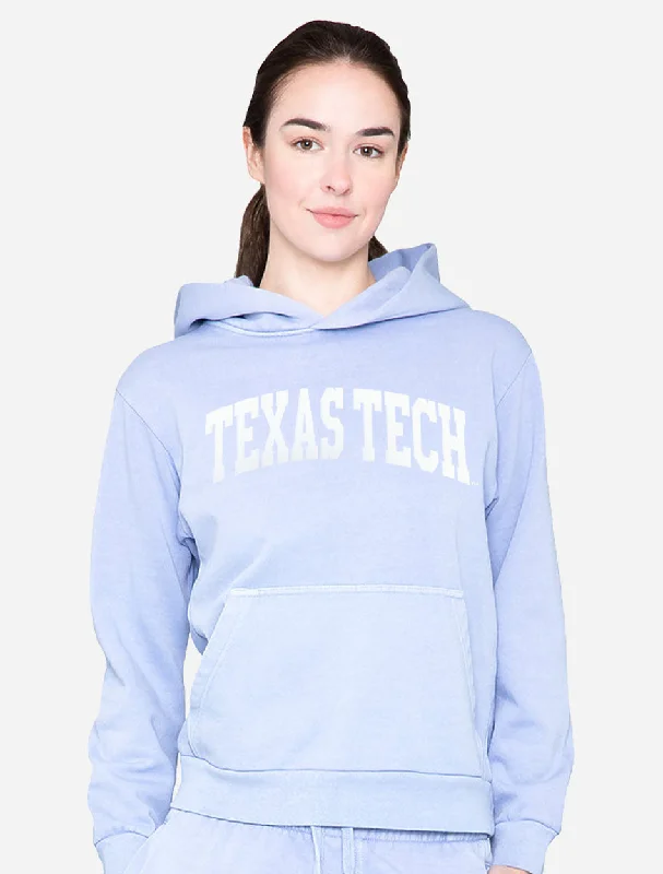 Texas Tech Red Raiders ""Classic Twill Arch "" Comfy Hooded Sweatshirt