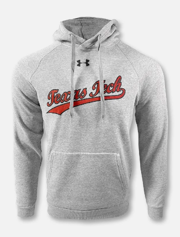 Under Armour Texas Tech Red Raiders Double T ""Basketball Warm-Up"" All-Day Hooded Sweatshirt