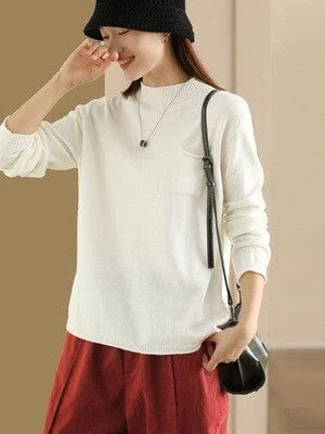 Women Solid Minimalist Knitted Solid Cardigan