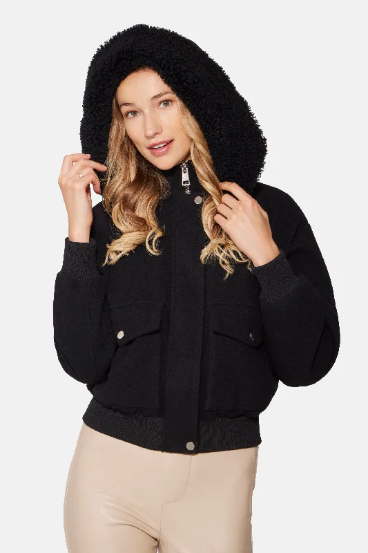 Hooded Bomber, Black