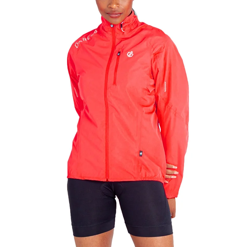 Dare 2b Womens Mediant II Waterproof Water Repellent Jacket - Neon Pink