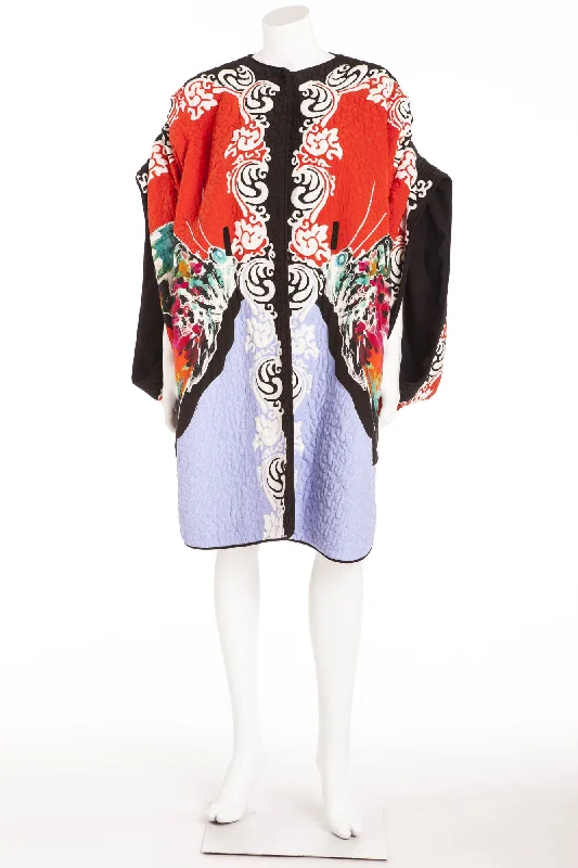 Etro  - Unique Multi Color Kimono Open Sleeve Coat New with Tags