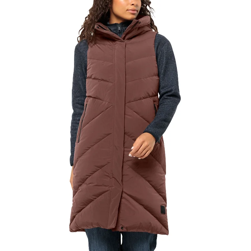 Jack Wolfskin Womens Marienplatz Padded Water Repellent Gilet