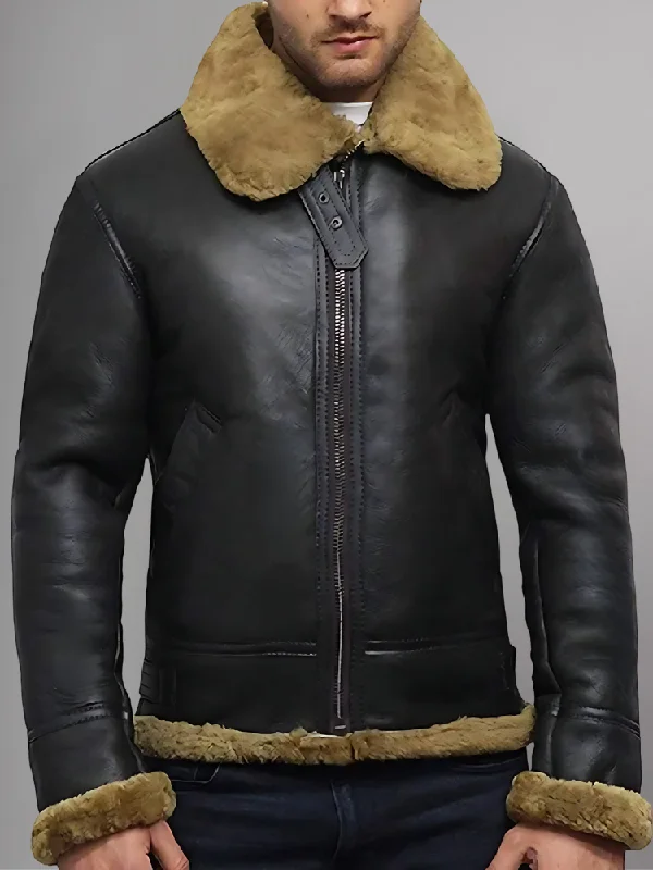 XS / Black-Brown Shearling