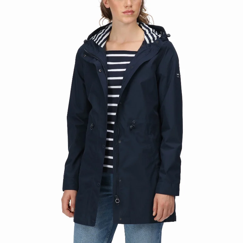 Regatta Womens Blakesleigh ISOTEX Waterproof Hooded Jacket Coat - Navy