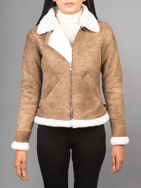 XS / Distressed Brown-White Fur