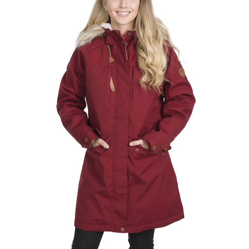 Trespass Womens Faithfull Waterproof Parka Jacket