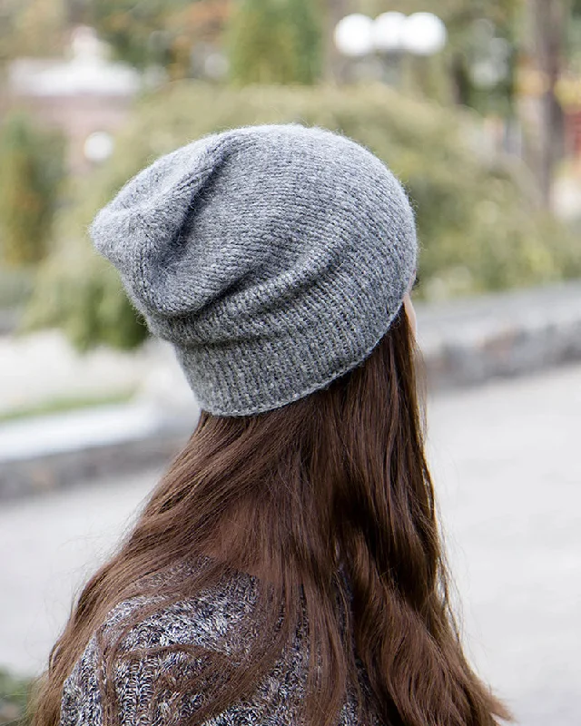 Alpaca Slouch Beanie For Women