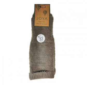 Fawn Fine knit fingerless gloves