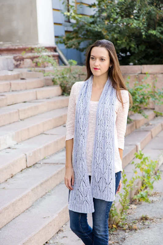 Lace Angora Knit Scarf