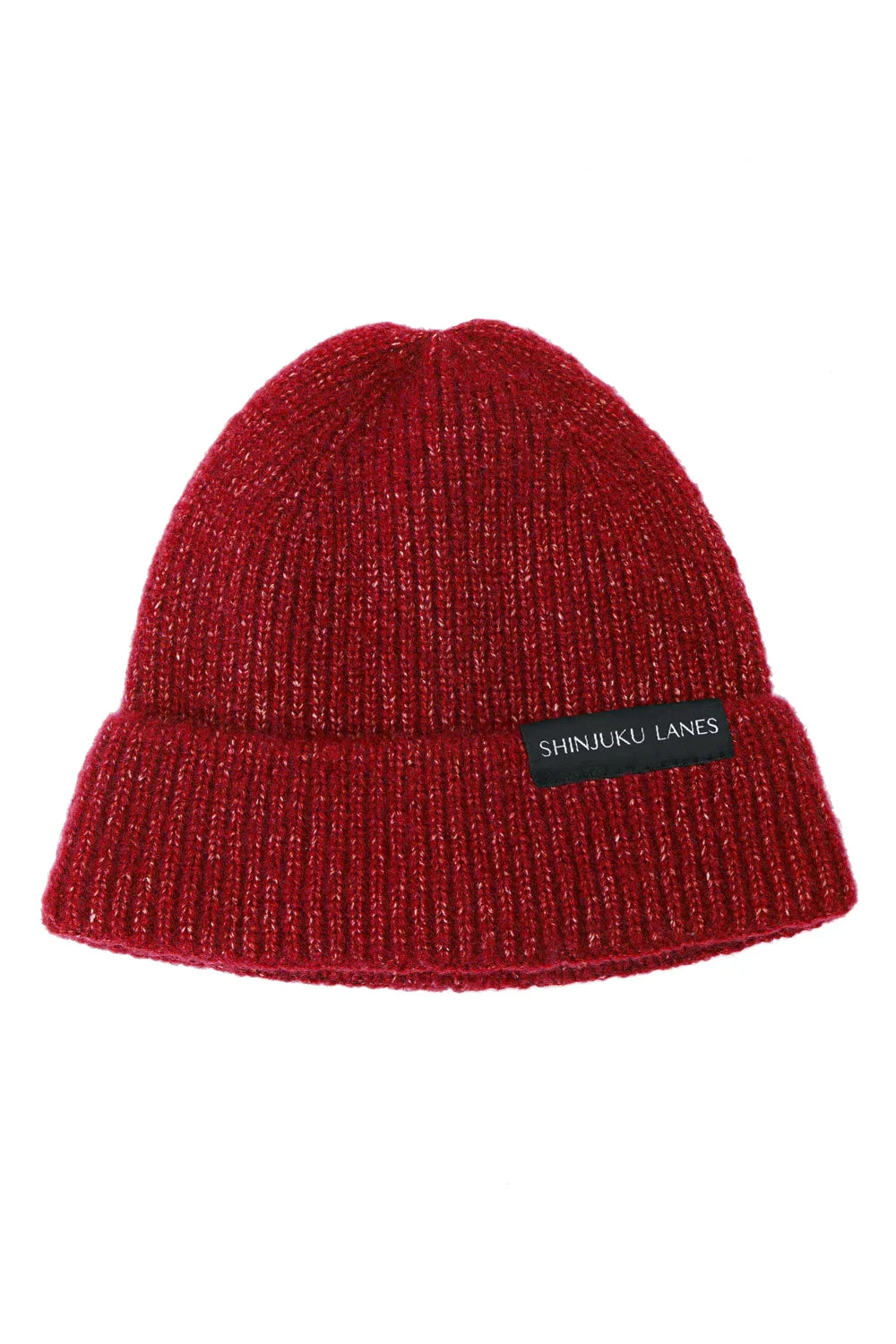 Origin Ribbed Beanie - Flecked Red