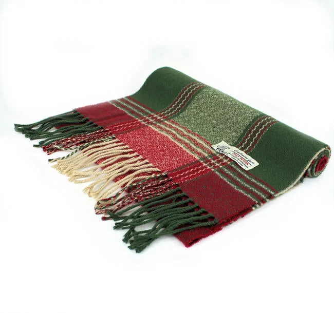 Plaid Cashmere Feel Scarf 12-pack Per Color, 7 Colors Options CM29