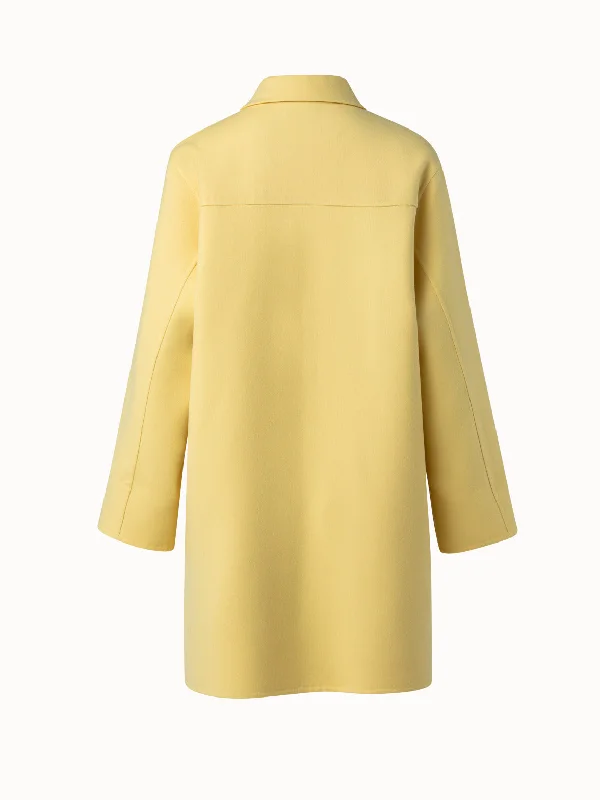 Short Wool Double Face Coat