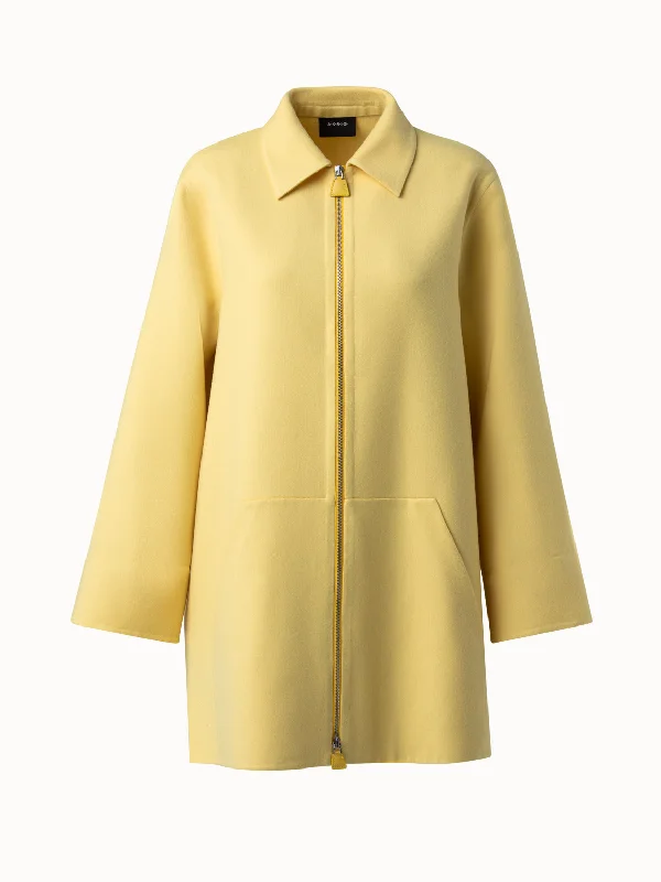 Short Wool Double Face Coat