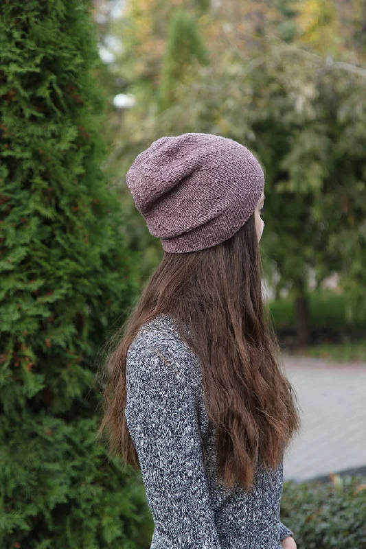 Yak Wool Slouchy Hat Unisex