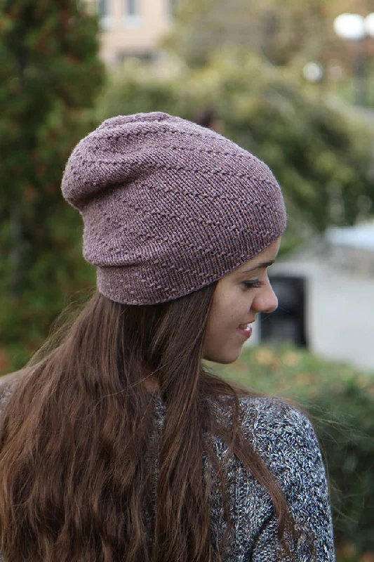 Yak Wool Slouchy Hat Unisex