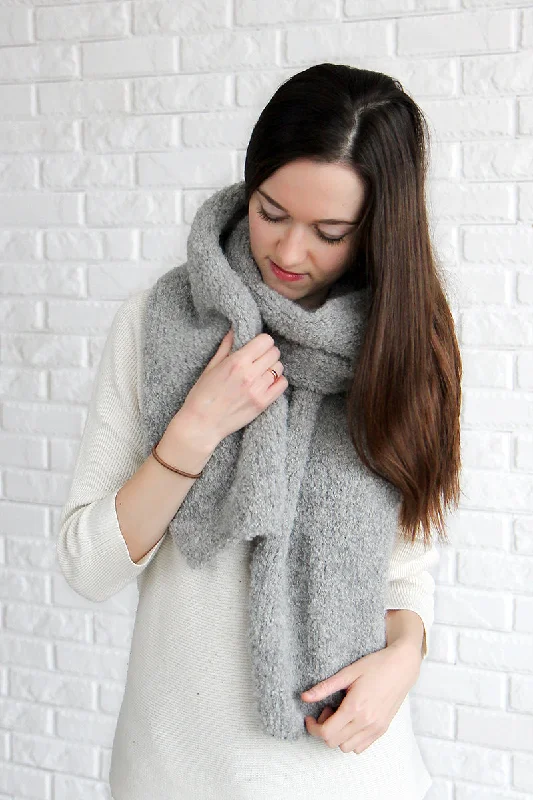 Warm Alpaca Wool Winter Scarf For Women